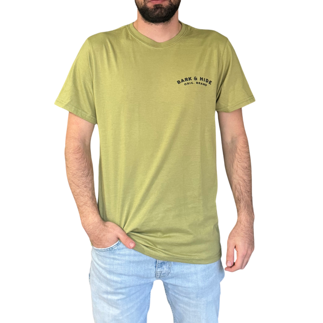 Playera Manga Corta Modelo Hide Color Lemongrass