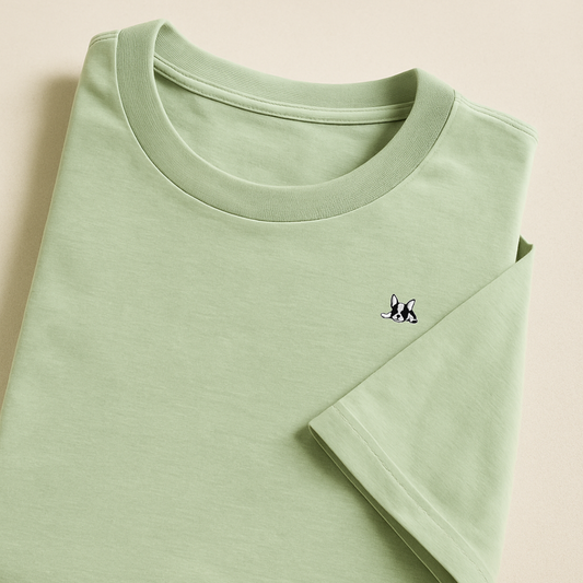 Playera Manga Corta Modelo Bark Color Verde Menta