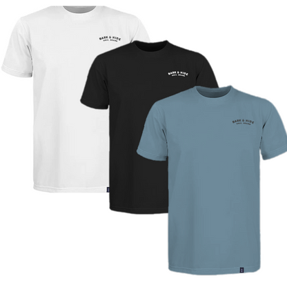 Set 3 Playera Para Hombre Manga Corta Algodón Premium modelo Hide