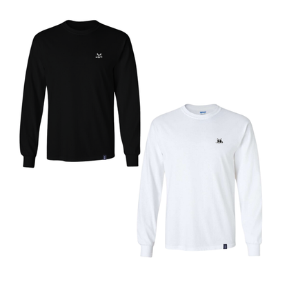 Set 2 Playera Para Hombre Manga Larga Algodón Modelo Bark