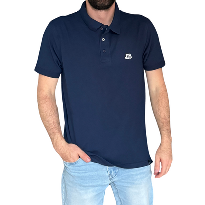 Polo Clásica Modelo Bark Color Marino