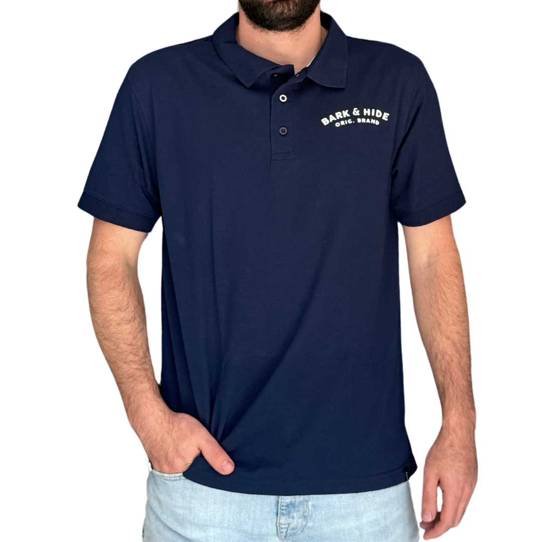 Polo Clásica Modelo Hide Color Marino