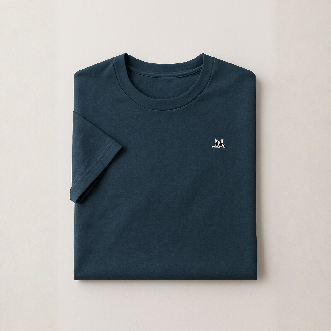 Playera Manga Corta Modelo Bark Color Verde Oscuro