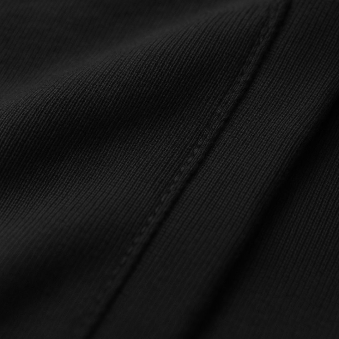 Playera de algodón manga corta casual para hombre Bark  Negro