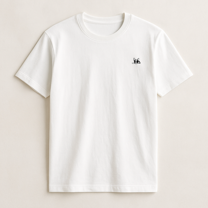 Playera Manga Corta Modelo Bark Color Blanco