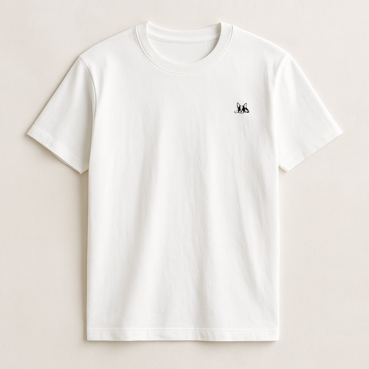 Playera Manga Corta Modelo Bark Color Blanco