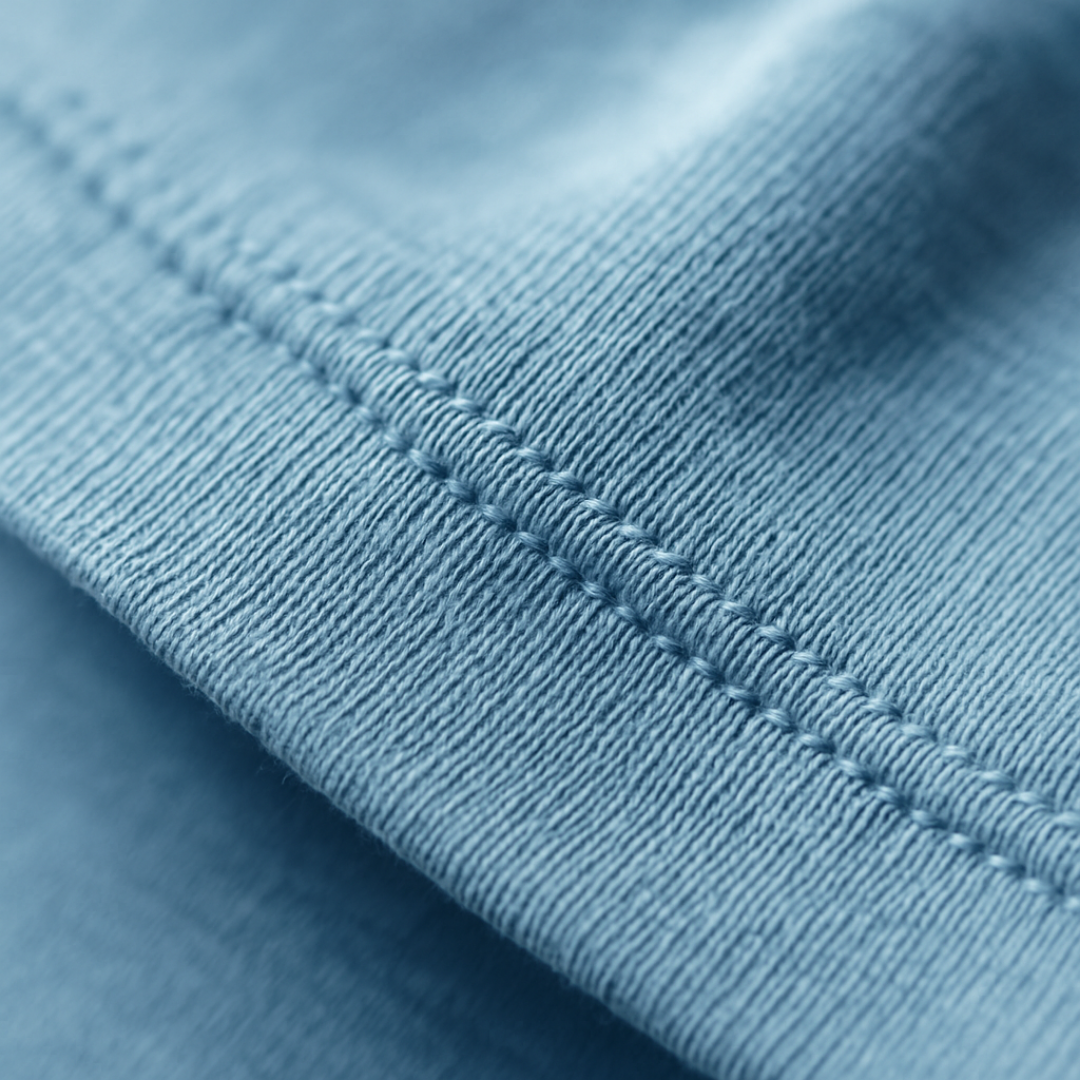 Playera de algodón manga corta casual para hombre Bark  Azul Claro