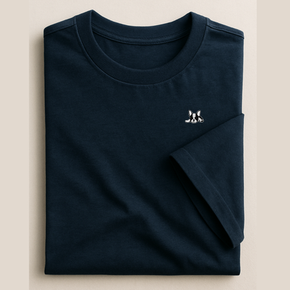 Playera Manga Corta Modelo Bark Color Marino