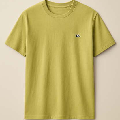 Playera Manga Corta Modelo Bark Color Verde Olivo