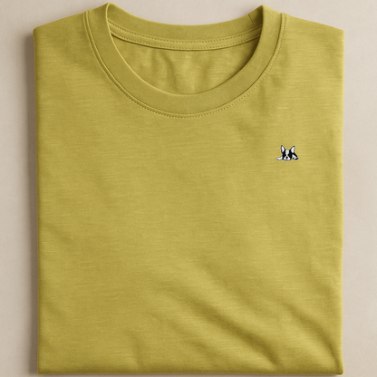 Playera Manga Corta Modelo Bark Color Verde Olivo