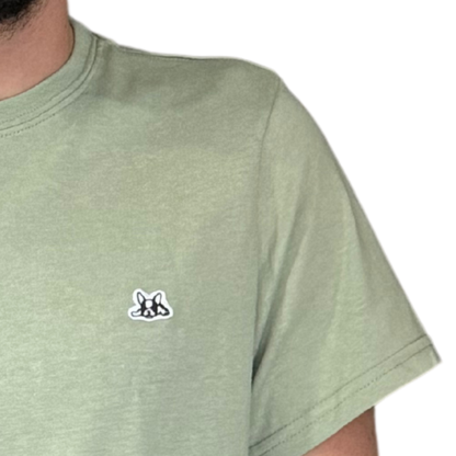 Playera Manga Corta Modelo Bark Color Verde Menta