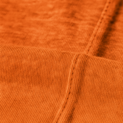 Playera de algodón manga corta casual para hombre Bark  Naranja