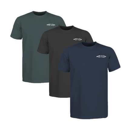 Set 3 Playeras Hombre Cuello Redondo Manga Corta Modelo Hide