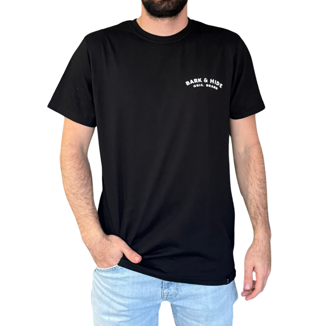 Playera Manga Corta Modelo Hide Color Negro