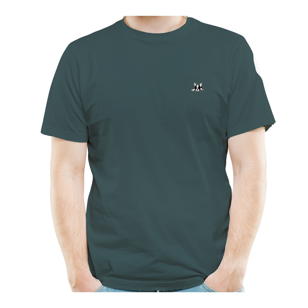 Set 3 Playeras Hombre Cuello Redondo Manga Corta Modelo Bark